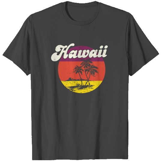 Vintage Tropical Hawaii Hawaiian Gift Idea T Shirts