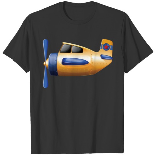 Airplane, classic fighter, fighter plane,Retro T-shirt