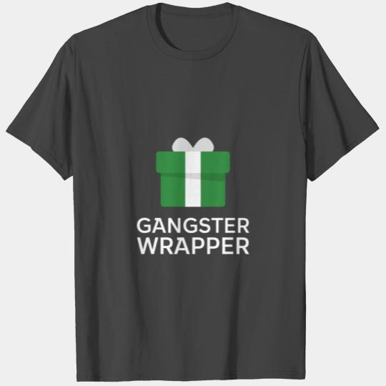Gangster Wrapper Funny Gangsta Wrapper Christmas T Shirts