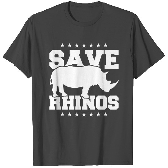 Animal welfare Rhinoceros animals T Shirts