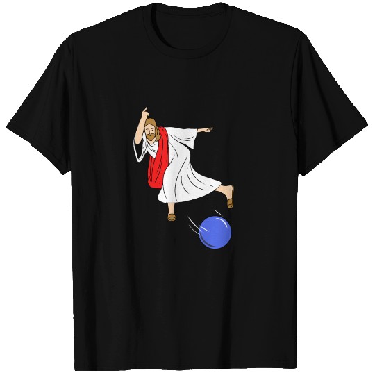 Jesus Bowling Christmas Bowling T Shirts