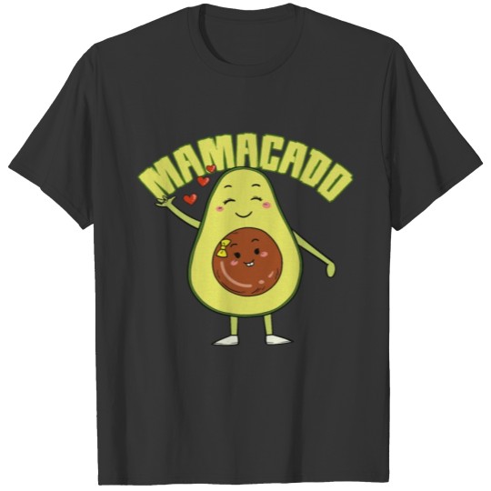 Mamacado Baby Gender Reveal Baby Shower Party Avoc T-shirt