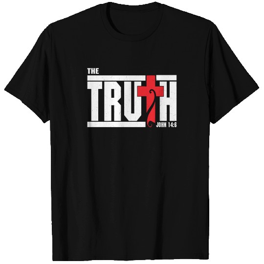 The Truth John 14:6 Bible Verse Jesus Christian T Shirts