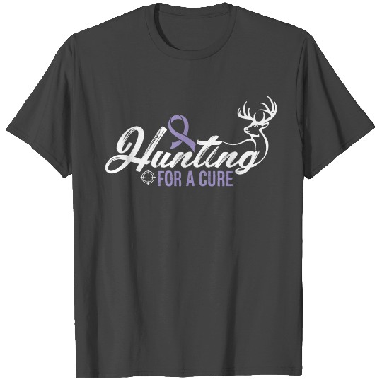 Hunting For Testicular Cancer Cure Awareness T Shirts