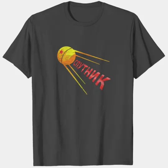 Sputnik Satellite Russian Soviet Union Space gift T Shirts