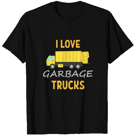 I love Garbage Trucks T Shirts