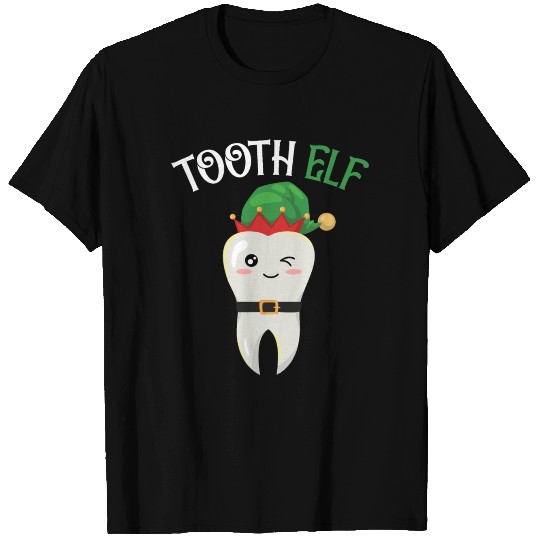 Tooth Elf Oral Hygiene Christmas Holidays T Shirts
