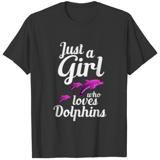Dolphin Love of girls T-shirt
