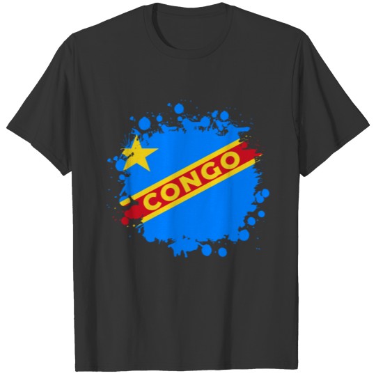 Congo Splash Design T-shirt