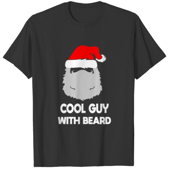 Cool Guy With Beard Santa Claus Full Beard T Shirts