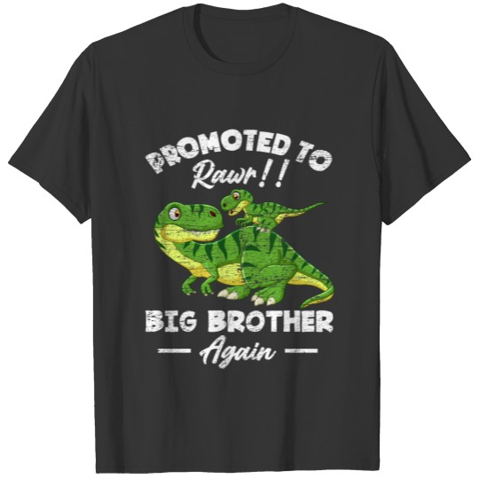Dinos Brother Dinosaur Pregnant Sibling T-shirt