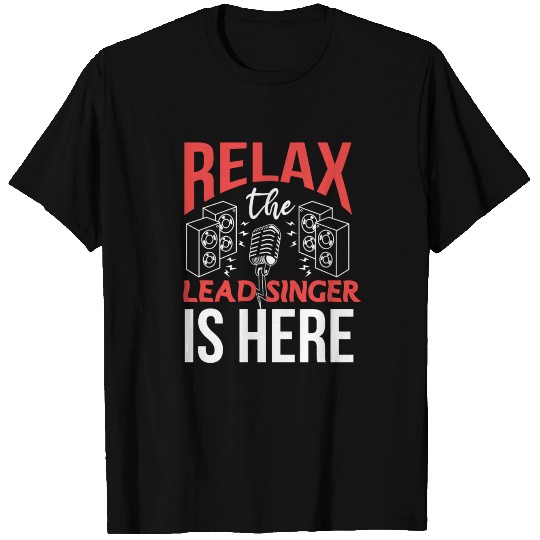 Lead Singer Singing Band Microphone Music Musician T Shirts