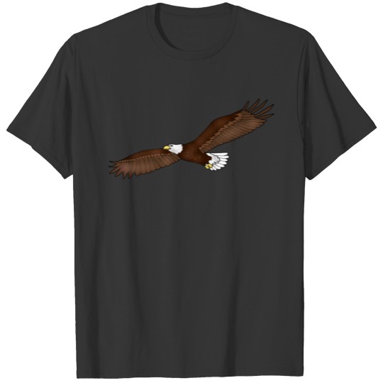 Eagle flying bird artwork T-shirt