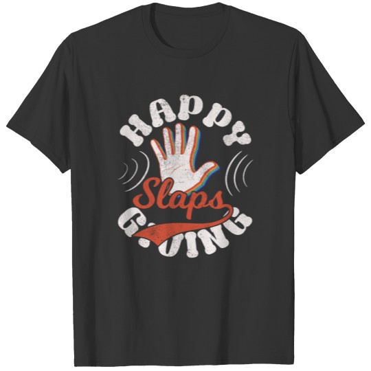 Happy Slaps Giving Day Funny Thanksgiving Vintage T-shirt