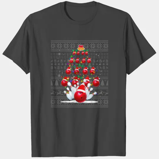 Christmas Bowling 16 T Shirts