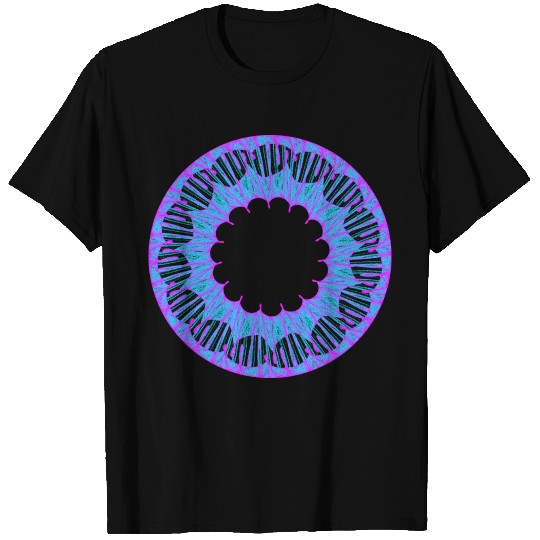 blue wheel wreath Chakra mandala star 5790 cool T Shirts