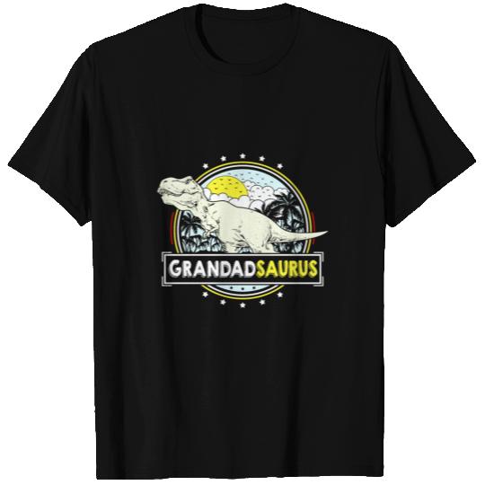 GrandadSaurus Gift for Grandad Fathers Day T Rex D T Shirts