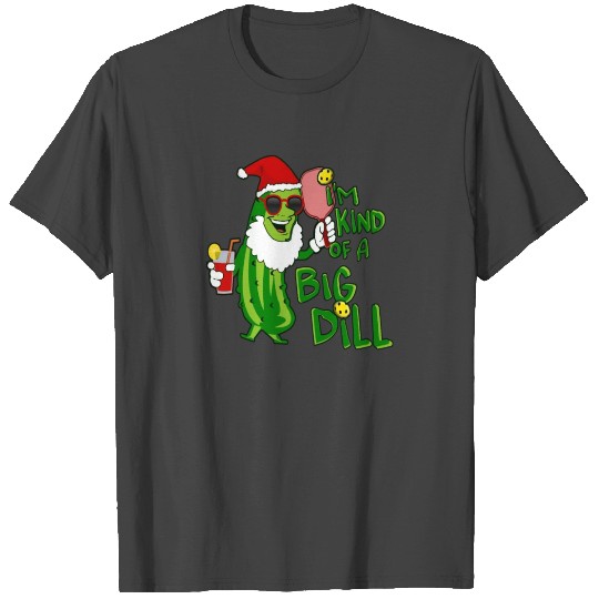 Christmas Pickleball Santa T Shirts