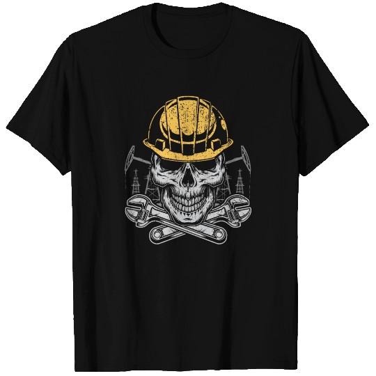 Roughneck logo - oilfield roughneck - oil rig T Shirts