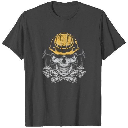 Roughneck logo - oilfield roughneck - oil rig T Shirts