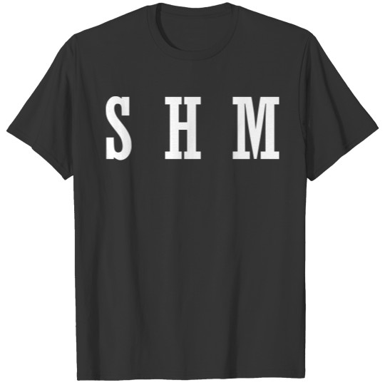 SHM white electro music gift present idea T-shirt