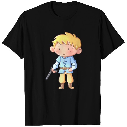 Pocahontas John With Gun T Shirts