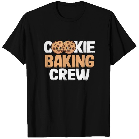 Funny Cookie Baking Crew Member Christmas Outfit T Shirts