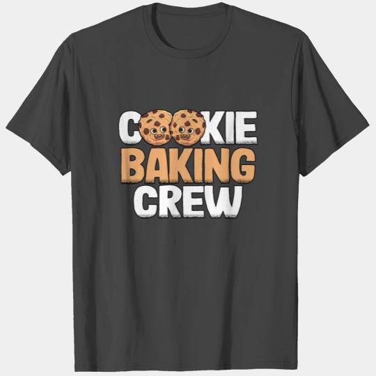 Funny Cookie Baking Crew Member Christmas Outfit T Shirts