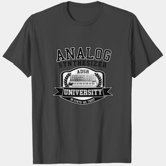 Funny Analog Synthesizer University ADSR College T Shirts
