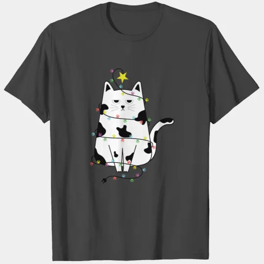 Grumpy Christmas Cat, Funny cat Women’s Christmas T Shirts