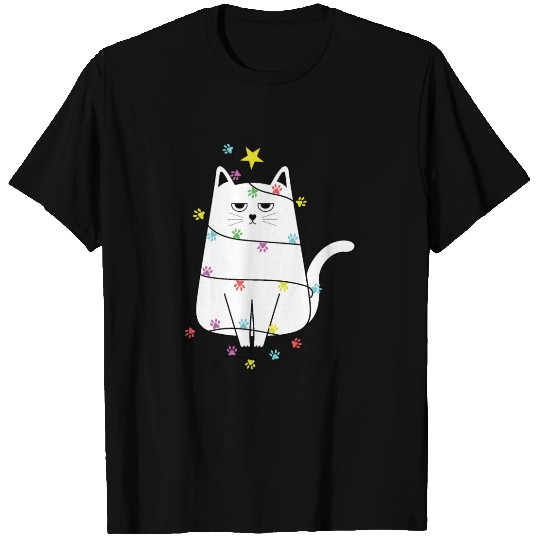 Grumpy Christmas Cat, Funny cat Women’s Christmas T Shirts