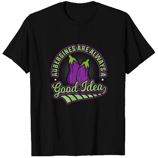 Purple Eggplant Vegetable Plant Gift T Shirts