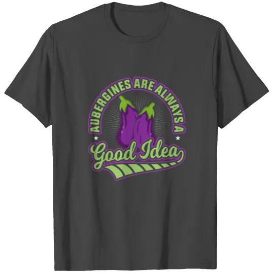 Purple Eggplant Vegetable Plant Gift T Shirts