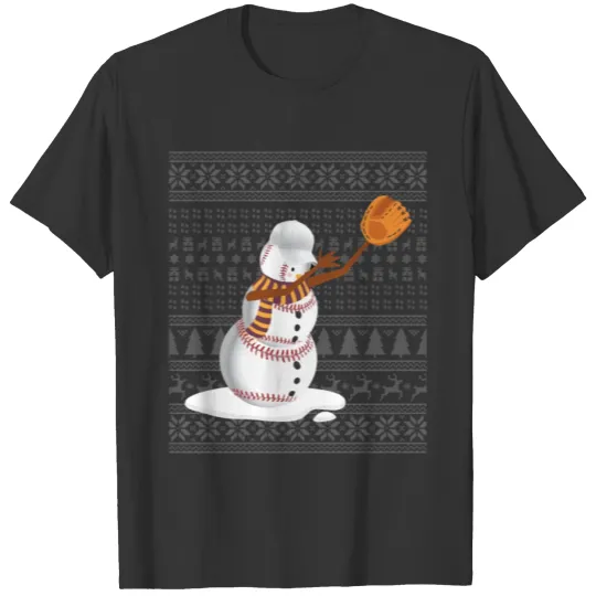 Christmas Baseball 3 T Shirts