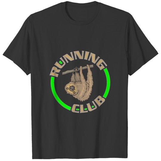 running club white T-shirt