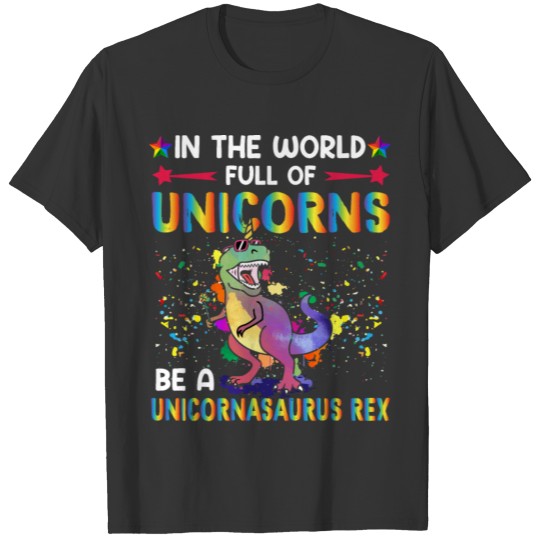 Unicornasaurus Rex Christmas Unicorn Gift T-shirt