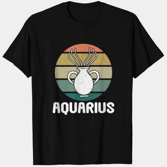Vintage Retro Sunset Aquarius Gift - 70s style T Shirts