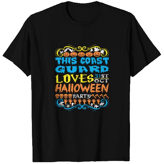 This Coast Guard Loves 31st Oct Halloween Party T Shirts