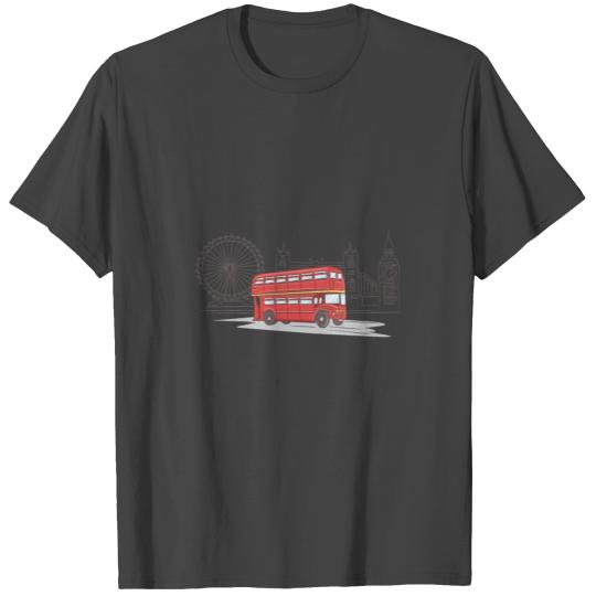 London Bus Big Ben London Eye T Shirts