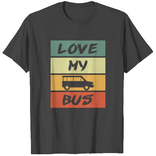Bus vintage eco friendly gift T Shirts