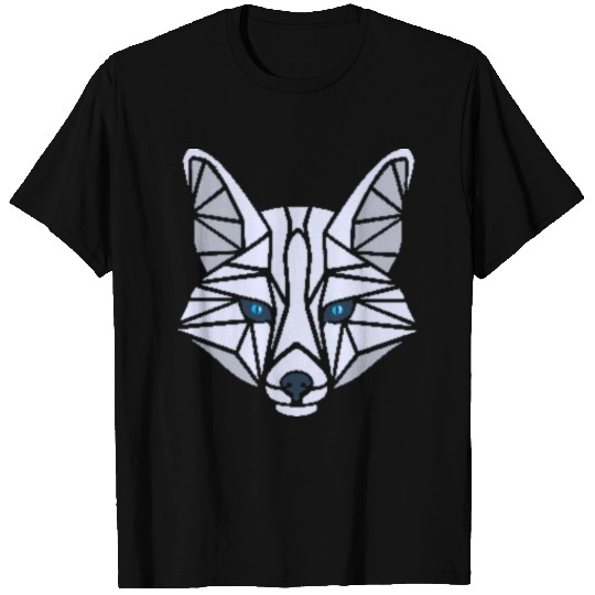 White Fox with blue eyes T Shirts