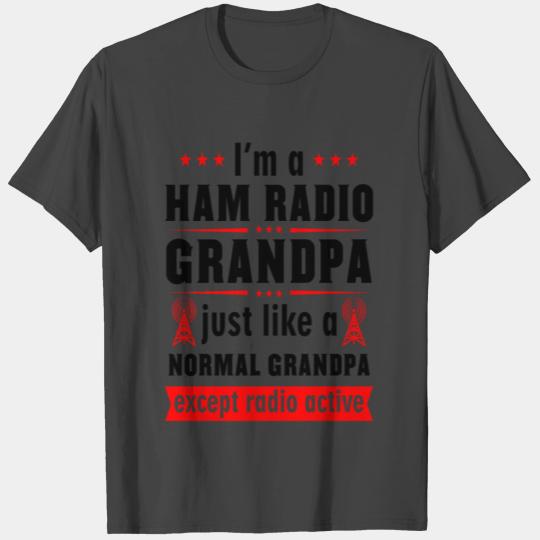 Ham Radio Operator Grandpa Grandad Channel Funny T Shirts