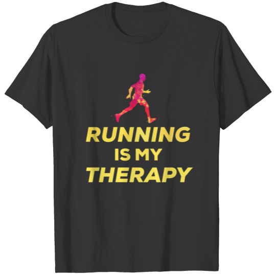 Running jogging sport slogan gift race T-shirt
