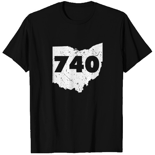 740 Ohio Area Code Columbus Ohio Pride Gift T Shirts