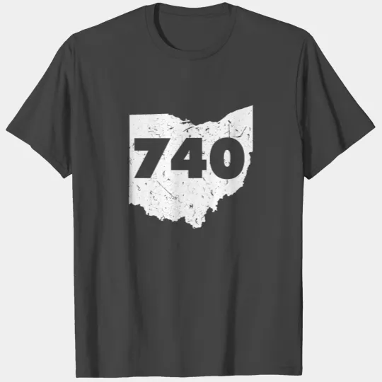 740 Ohio Area Code Columbus Ohio Pride Gift T Shirts