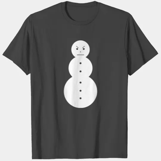 Angry Snowman T Shirts