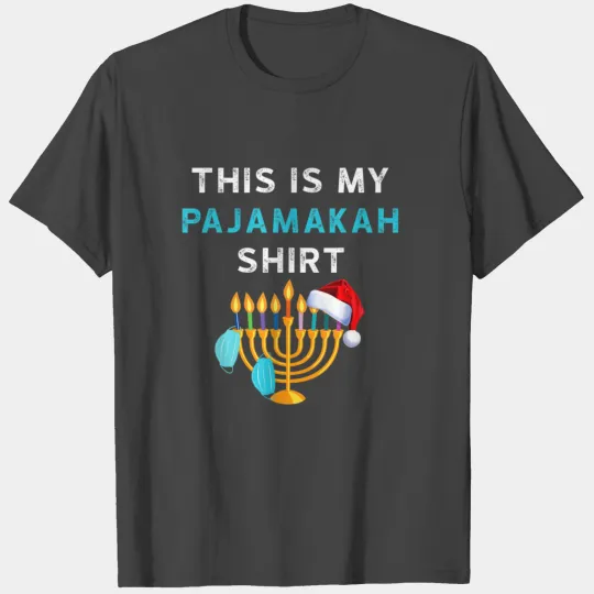 This Is My Pajamakah Funny Happy Hanukkah T Shirts