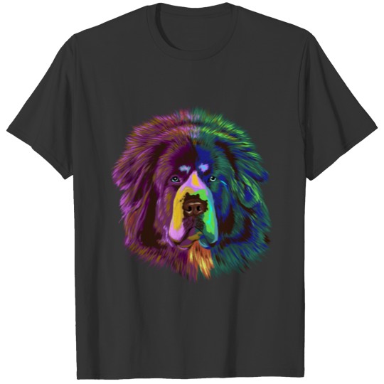 Splash Tibetan Mastiff Dog T Shirts