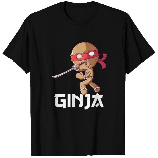 Ginja Ninjabread Man Gingerbread Ninja Christmas W T Shirts