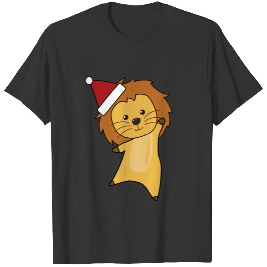 Lion Christmas Cute Animals For Kids Lioness T Shirts
